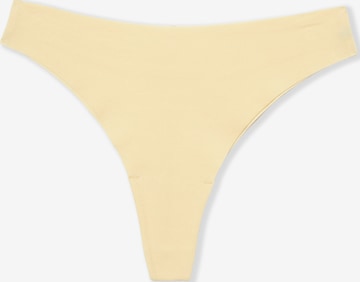 Slip 'INVISIBLE W25' ETAM en jaune : devant