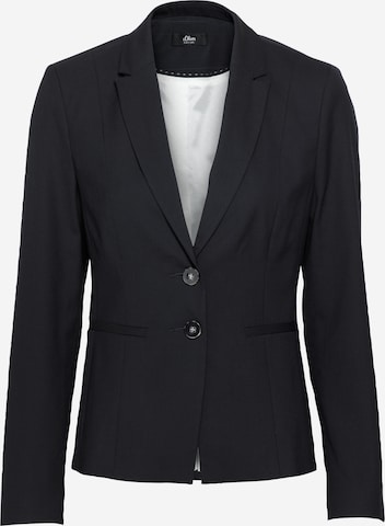 s.Oliver BLACK LABEL Blazers 'Ohio' in Blauw: voorkant