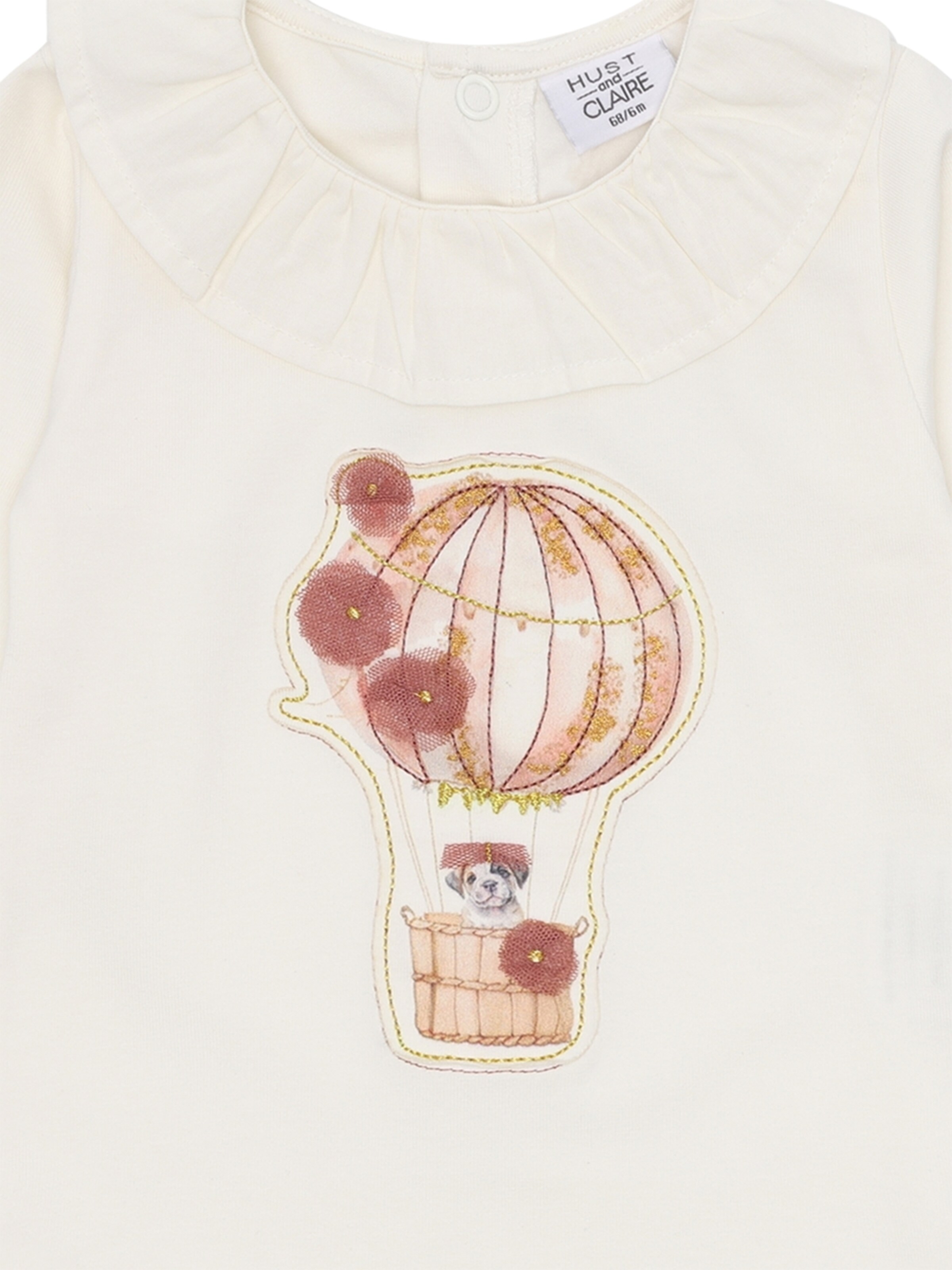 Hust & Claire - Macacão/Body 'Britt New' em branco