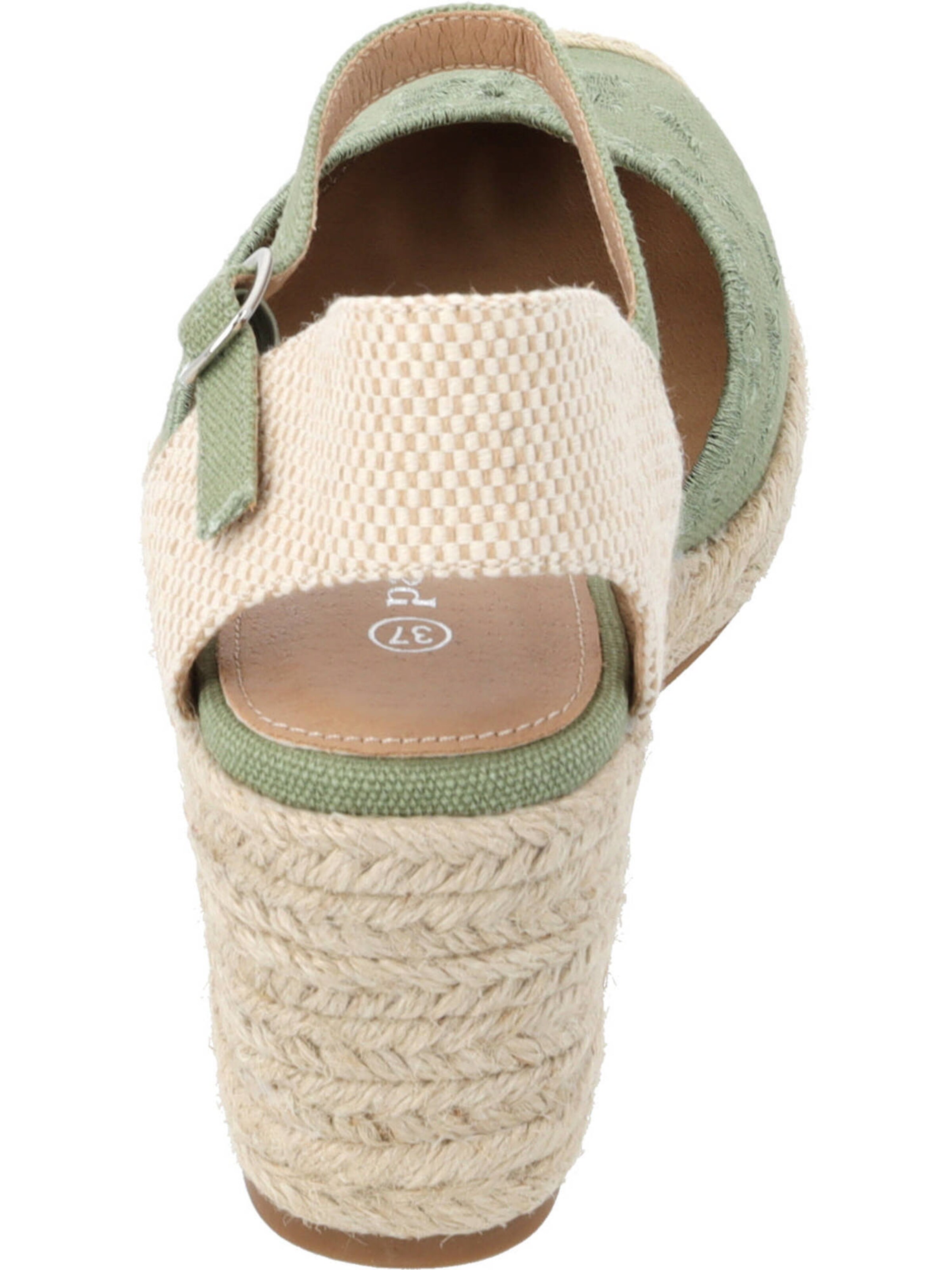 Palado Keilsandalette 'Enrona' in Grün