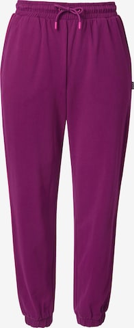 Effilé Pantalon Ulla Popken en violet : devant