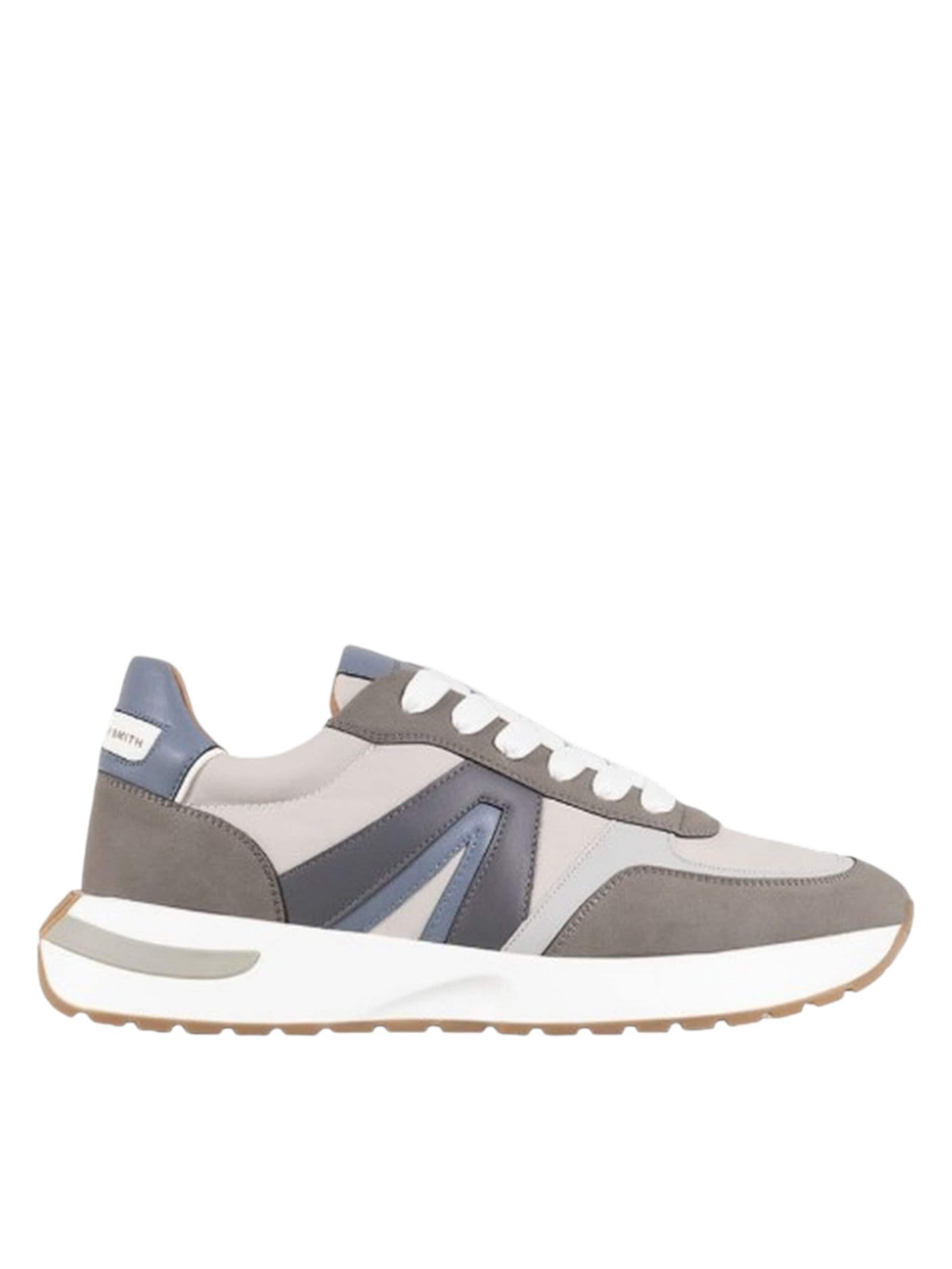 Alexander Smith Platform trainers in Grey: front