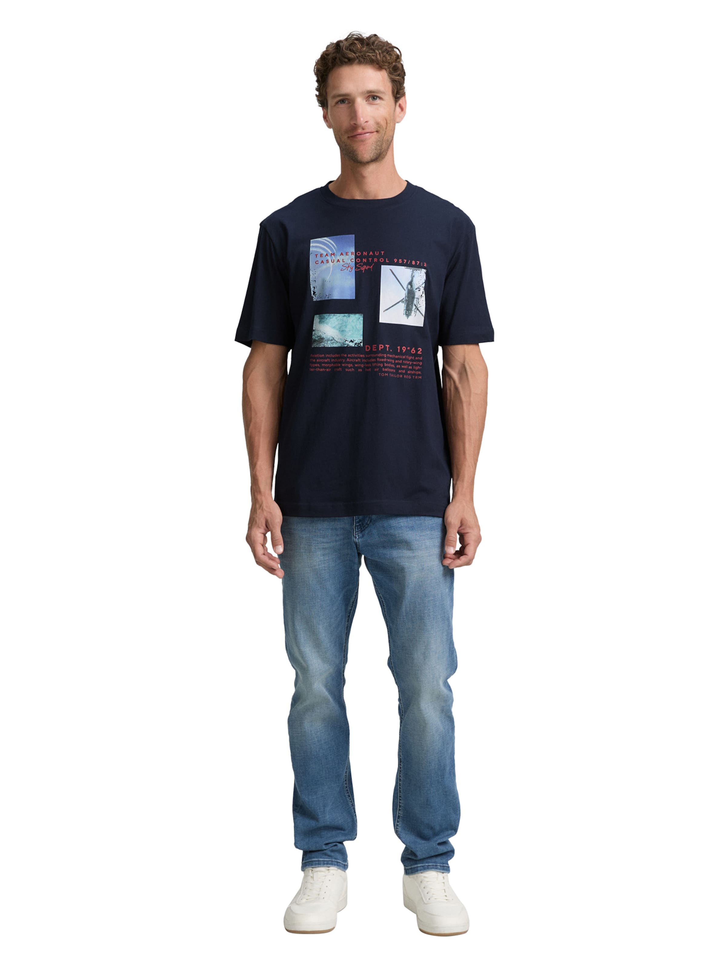 TOM TAILOR Тениска в синьо