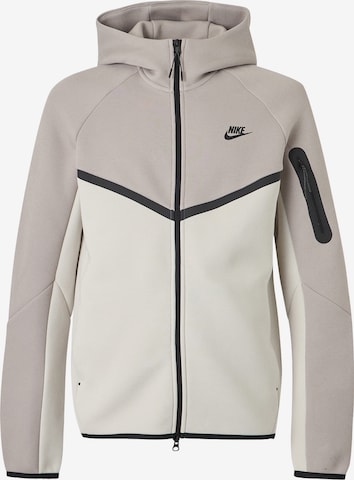Nike SportswearGornji dio trenirke 'Tech Fleece' - siva boja: prednji dio