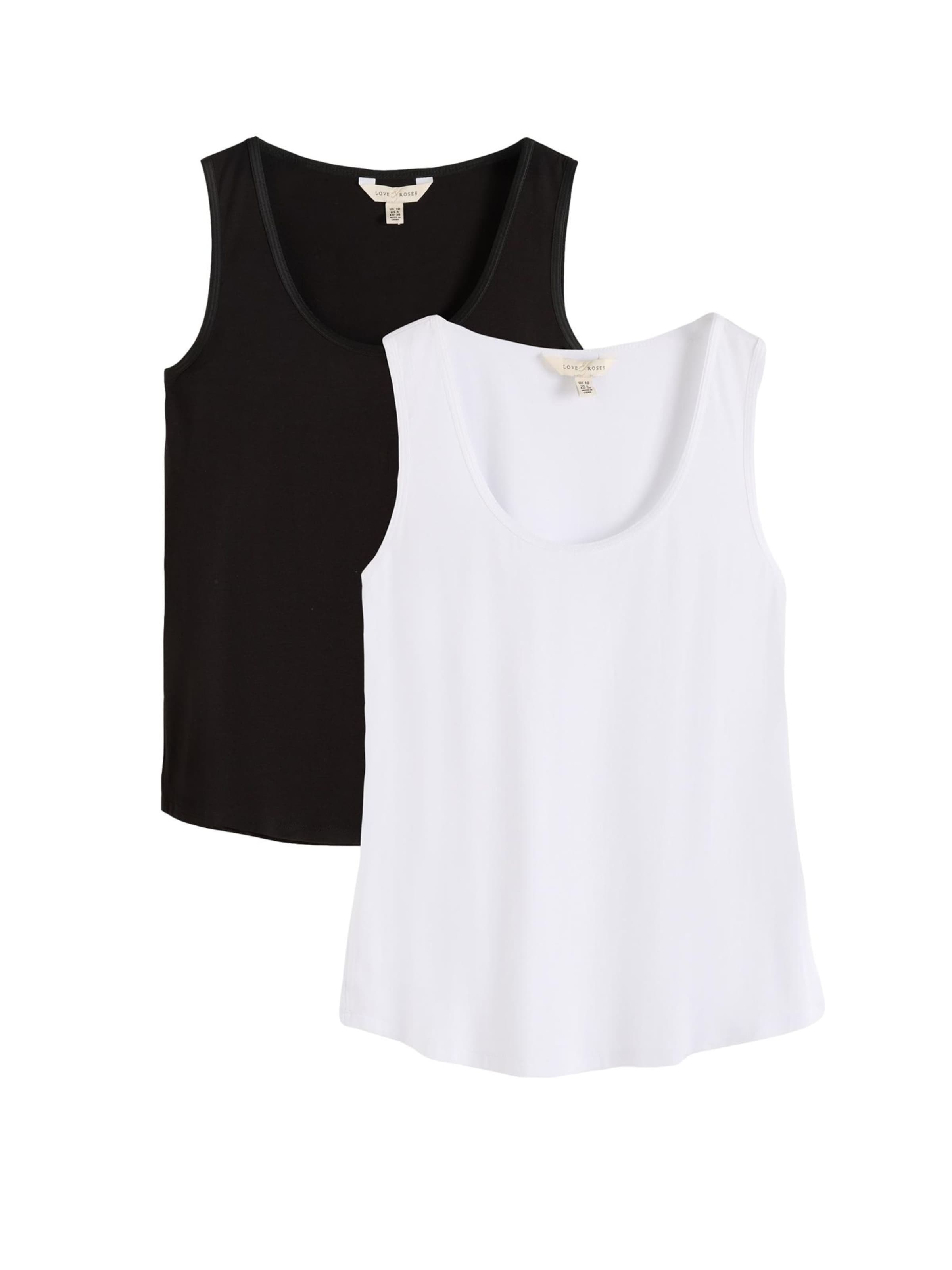 love & roses - Top em preto: frente