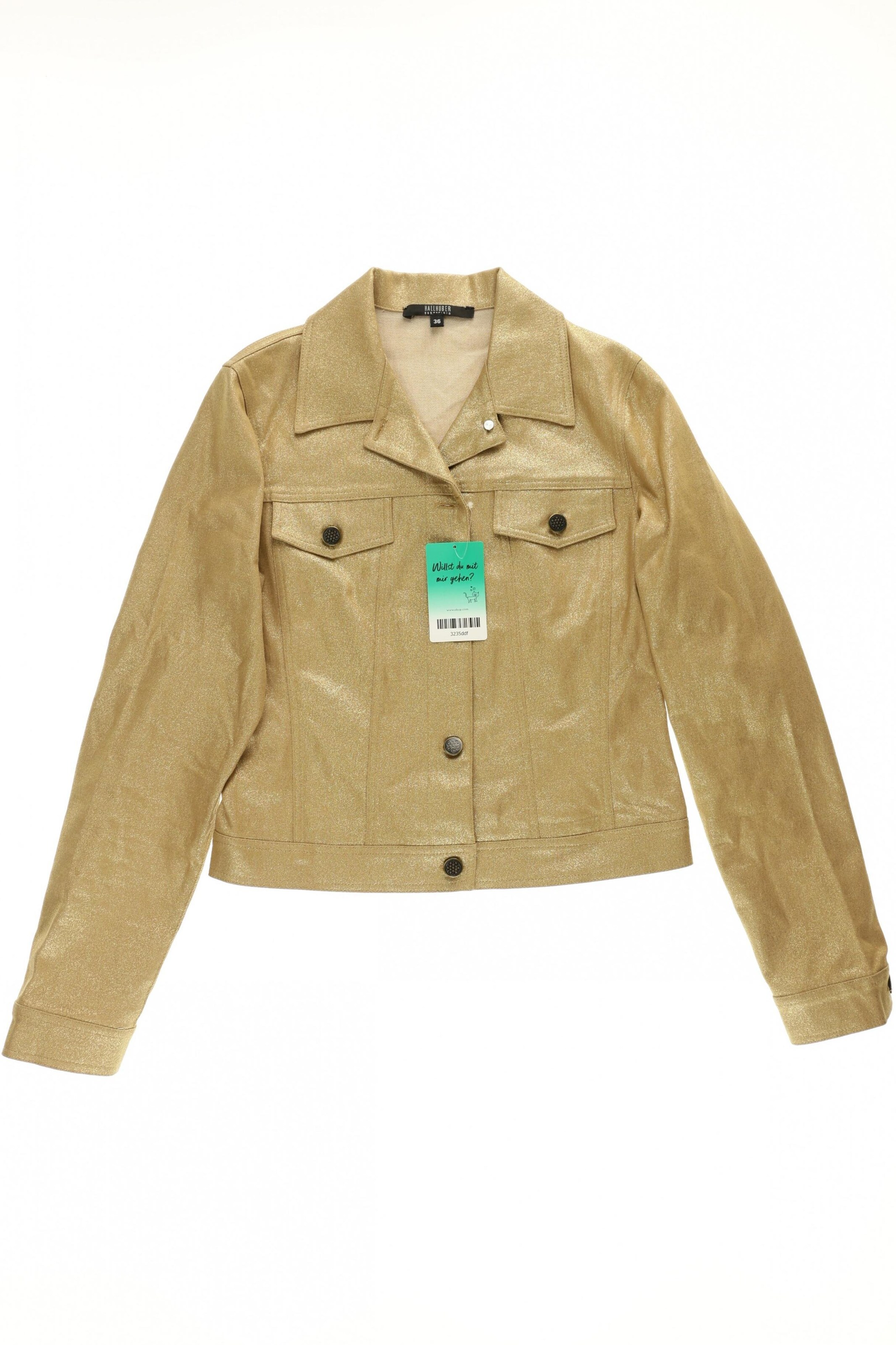 HALLHUBER Jacket & Coat in S in Gold: front