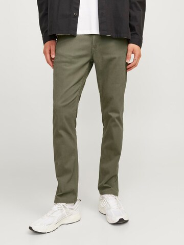 JACK & JONES Slim fit Pants 'JPSTGLENN JJORIGINAL' in Green