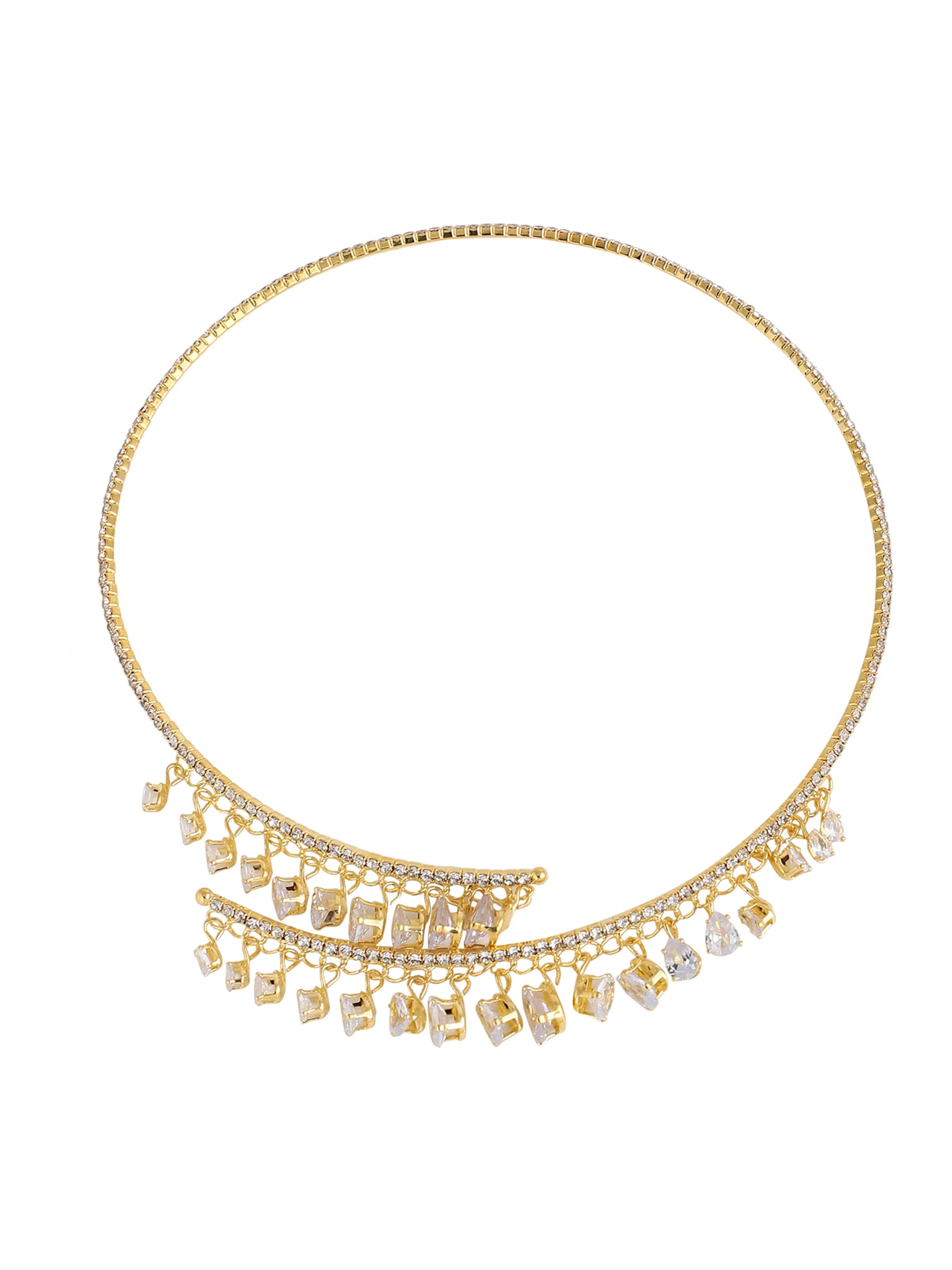 SOHI Retiazka 'Lyssa' - Strieborná: predná strana