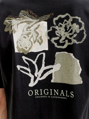 juoda JACK & JONES Marškinėliai 'JORMONTAUK'