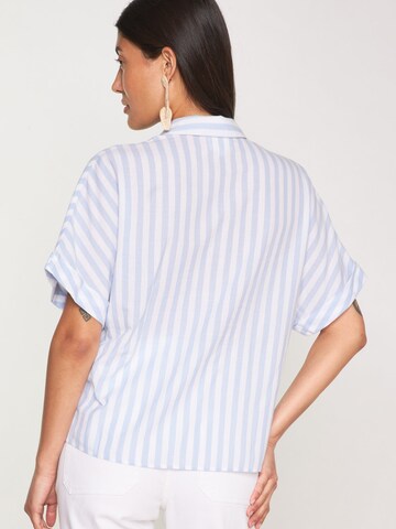 Maison 123 Blouse 'Sunset' in Blue