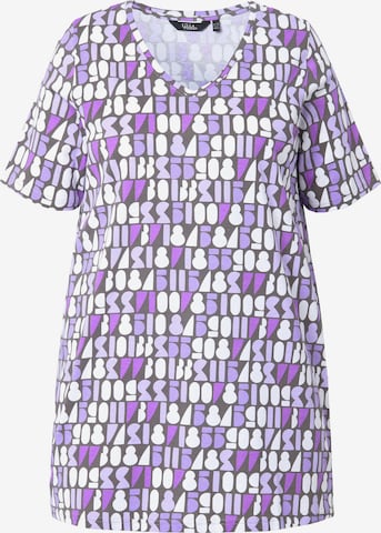Ulla Popken Shirt in Purple: front
