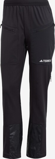 ADIDAS TERREX Outdoorbroek in de kleur Zwart / Wit, Productweergave