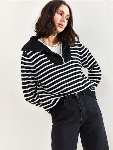 Pull-over 'Pullover' Bianco Lucci en noir