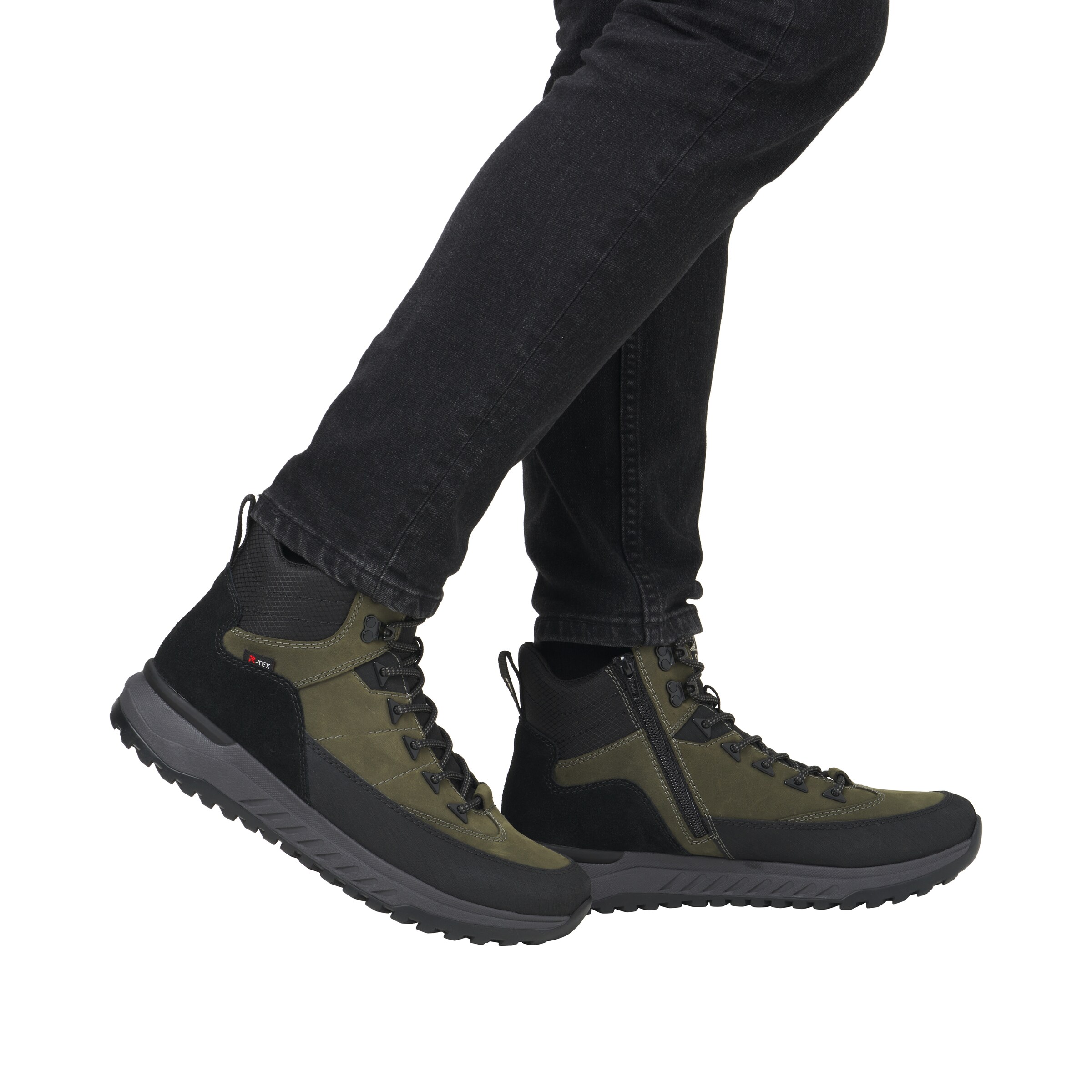 Bottines à lacets Rieker Sport en vert