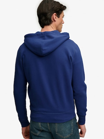Superdry & Co Sweatjacka 'ESSENTIAL' i blå