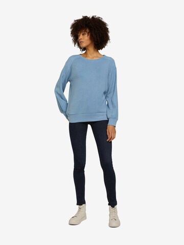 TOM TAILOR Sweatshirt in Blue