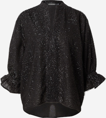 SOAKED IN LUXURY Blouse 'Lia Amily' in Zwart: voorkant