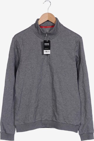 BOGNER Sweatshirt & Zip-Up Hoodie in 5XL in Grey: front