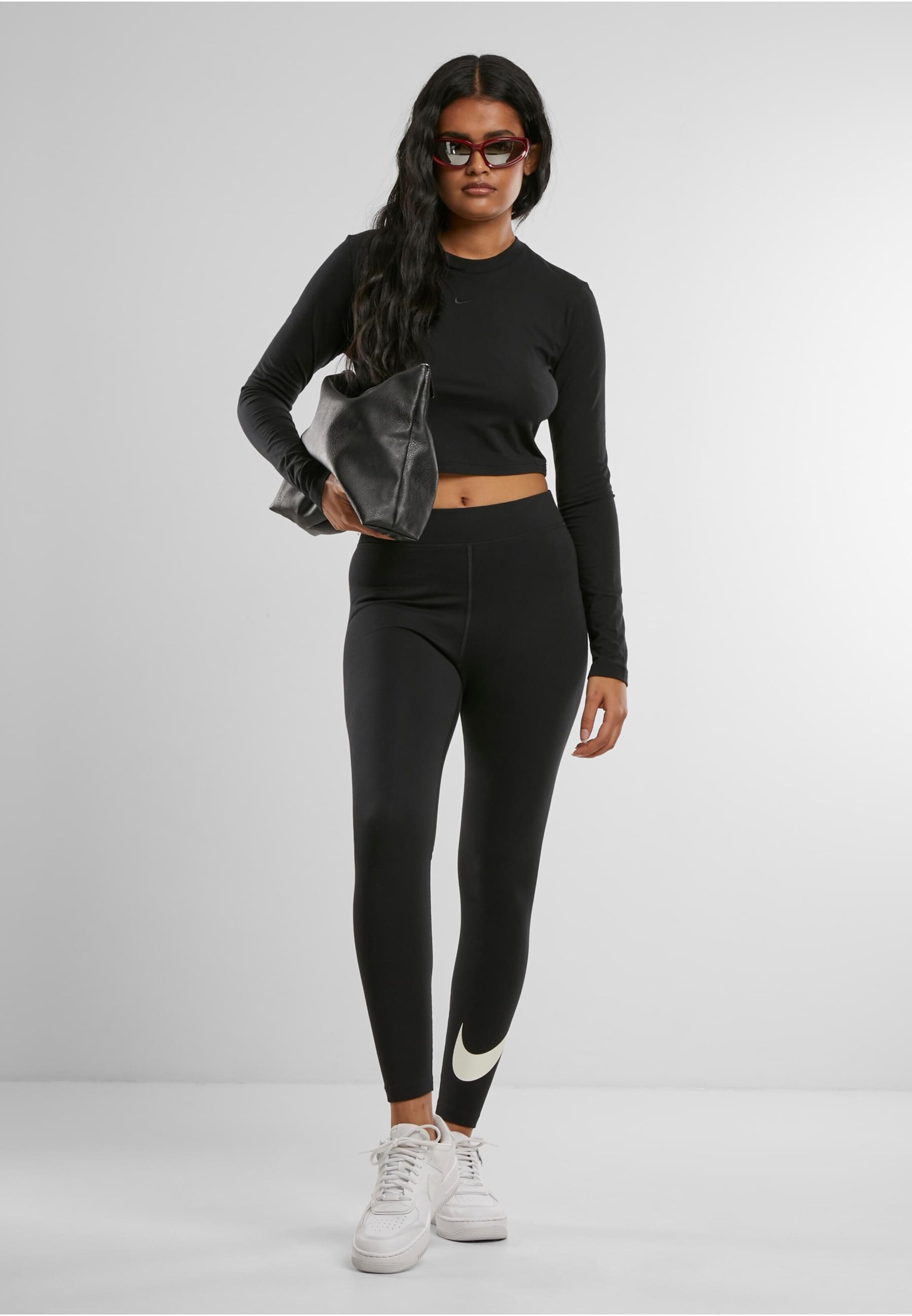 nike black club leggings