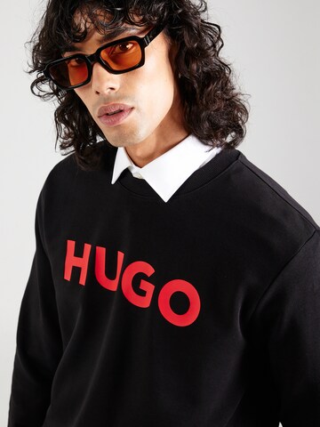 HUGOSweater majica 'Dem' - crna boja