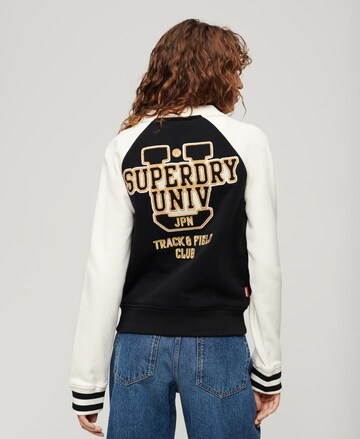 Superdry Tussenjas in Zwart