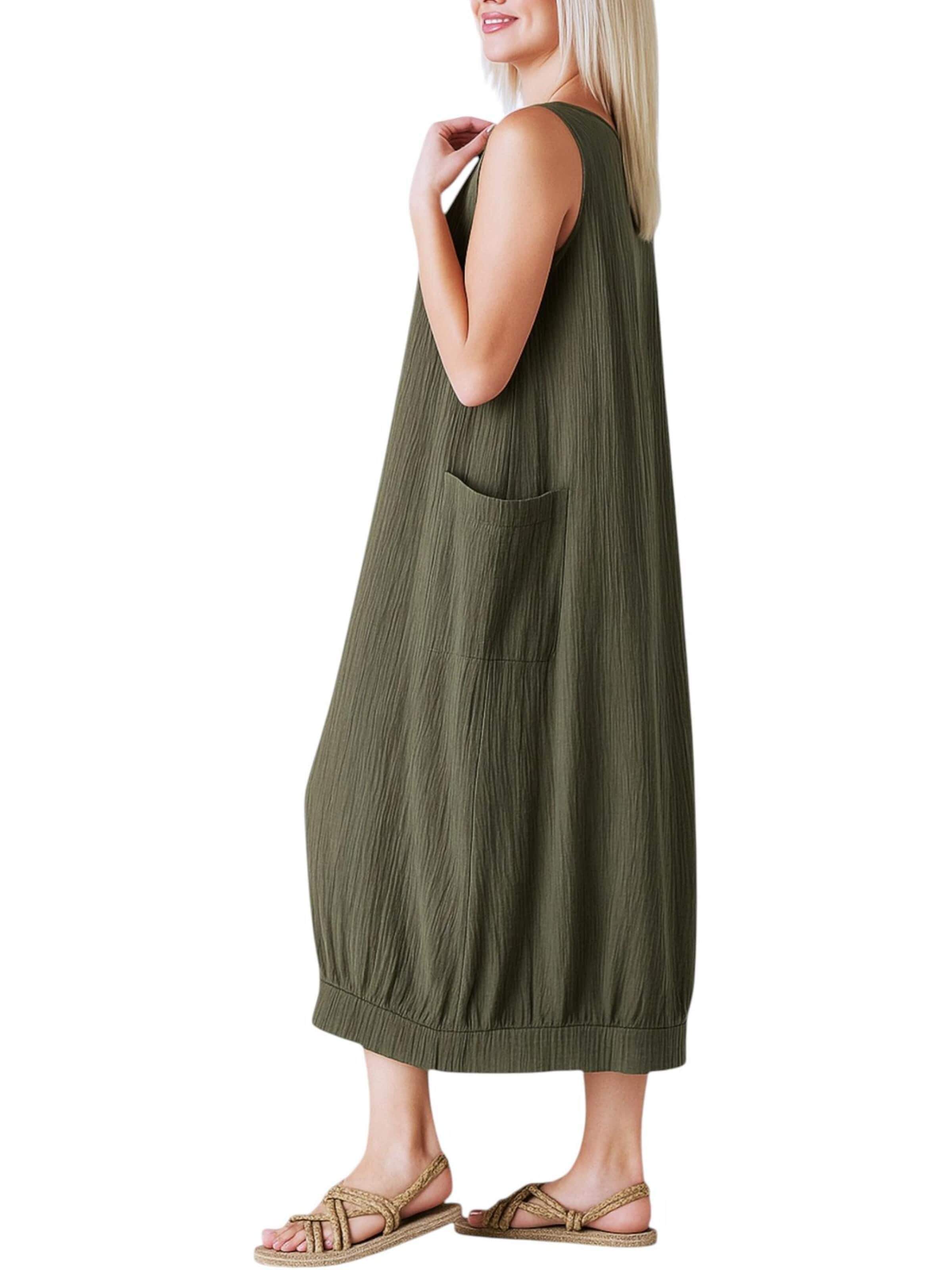 WENOR - Vestido de playa 'ZELMA' en verde
