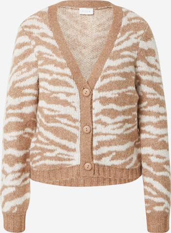 VILA Strickjacke 'Ellie' in Beige: predná strana