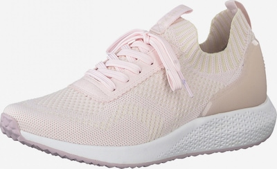 Tamaris Fashletics Sneakers laag in de kleur Ivoor / Pastelroze, Productweergave