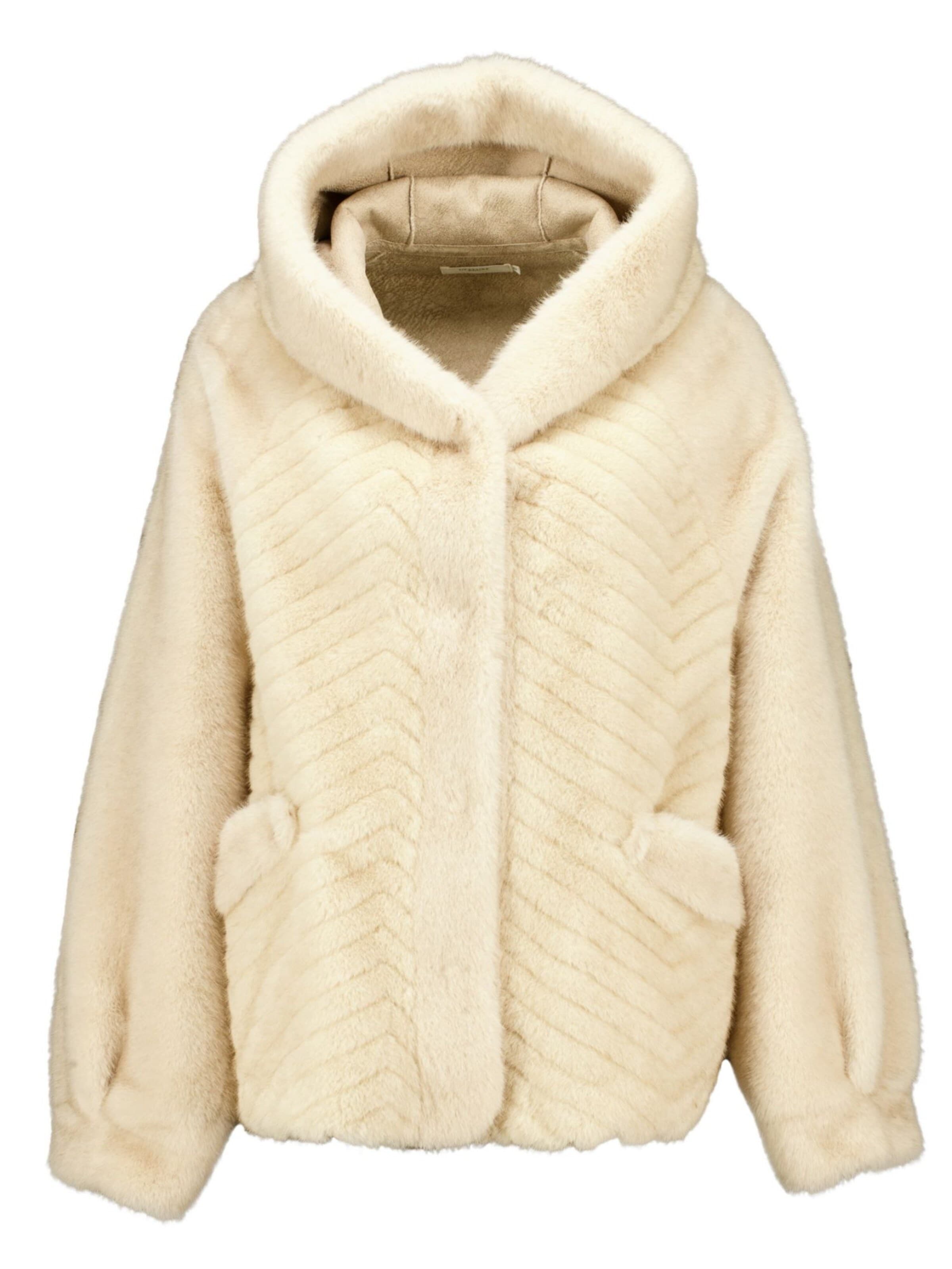 Veste mi-saison Deeluxe en beige : devant