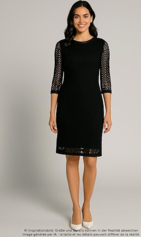 APANAGE Kleid XL in Schwarz: Vorderseite