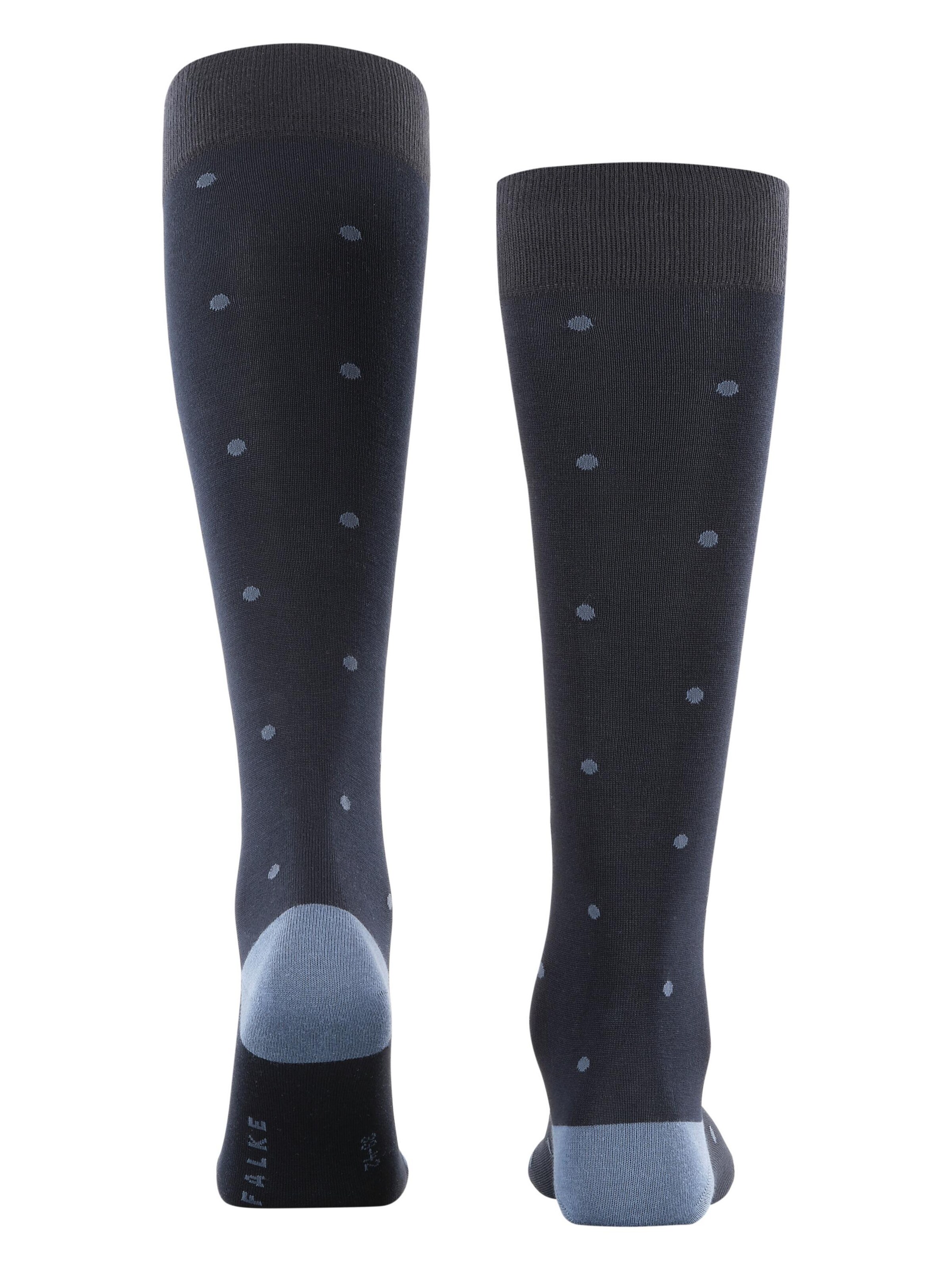 FALKE Knee High Socks 'Dot' in Blue