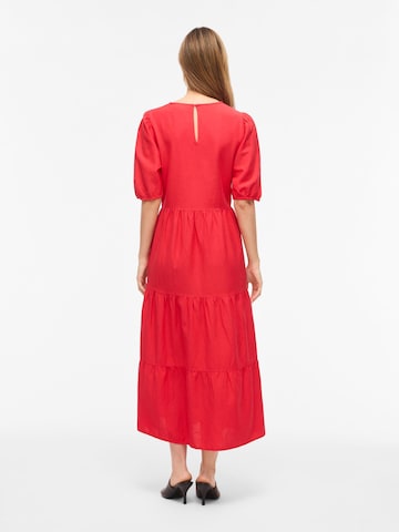 VILA Kleid 'VIPrisiIla' in Rot