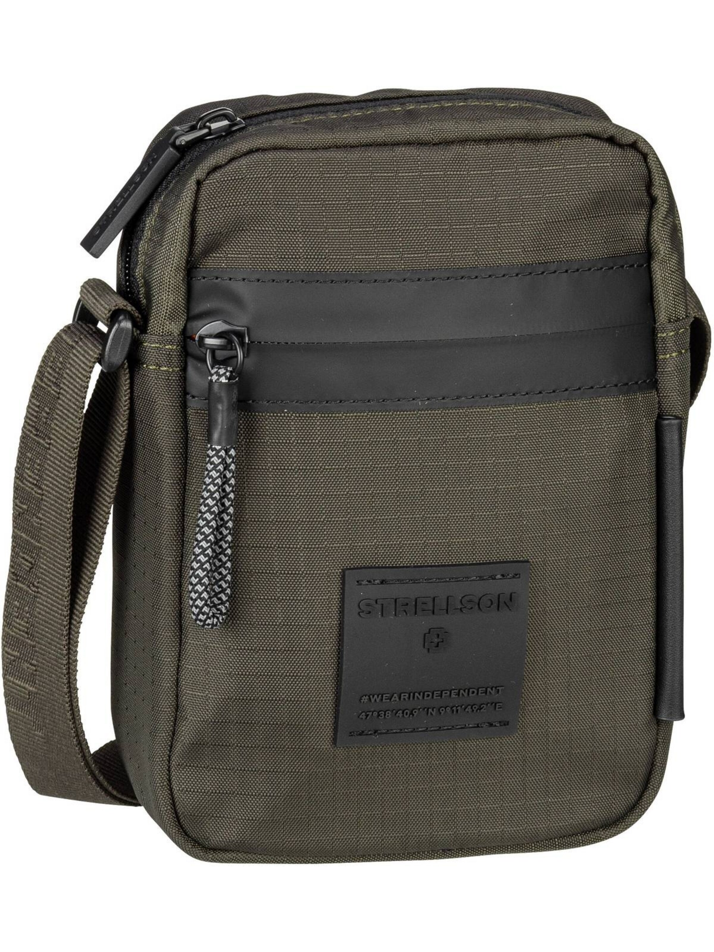 STRELLSON - Bolso de hombro 'Northwood Clint' en verde: frente