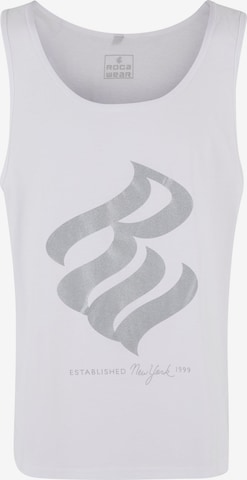 ROCAWEAR Футболка в Белый: спереди