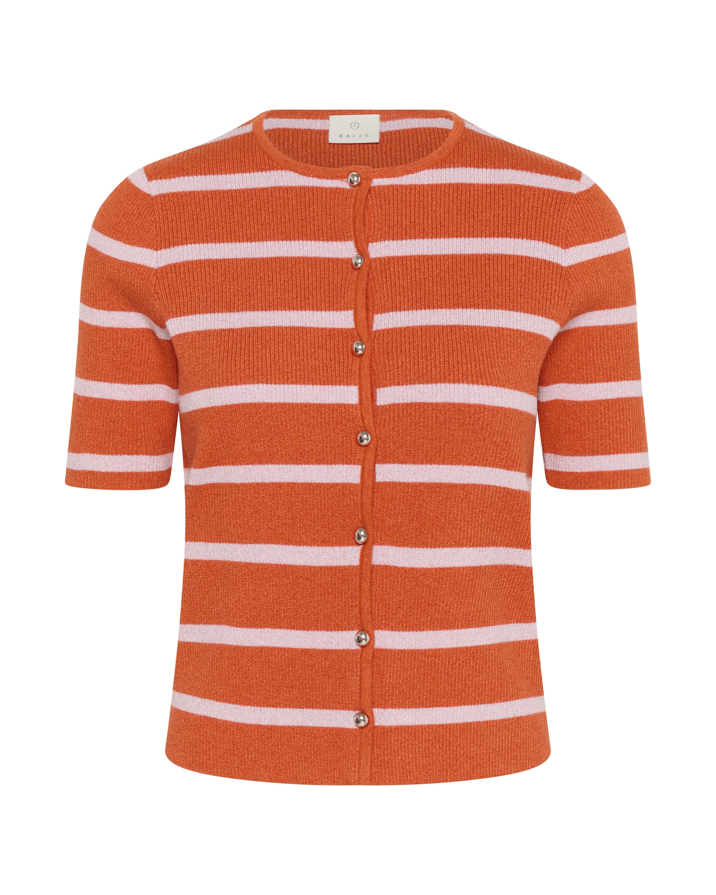 Kaffe Cardigan 'KAMorita' i orange: forside