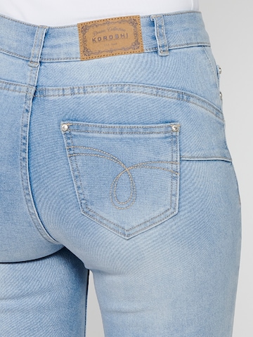 KOROSHI Slimfit Jeans in Blau