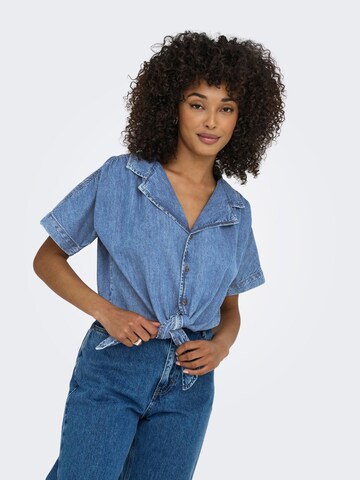ONLY Blouse 'ONLPaula' in Blauw