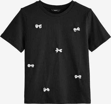 juoda Next Marškinėliai: priekis