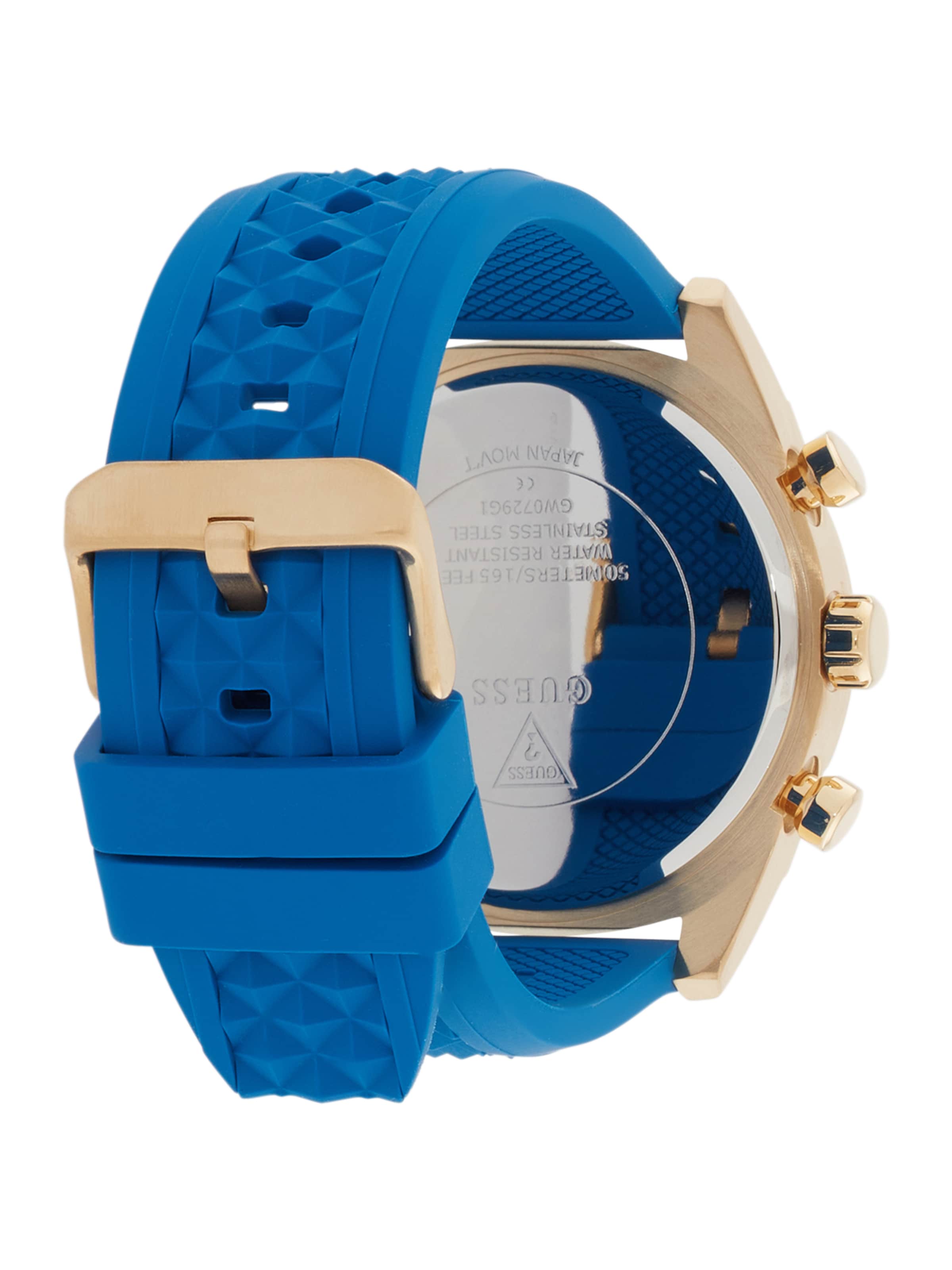 GUESS Analog Watch 'Resistance' in Blue