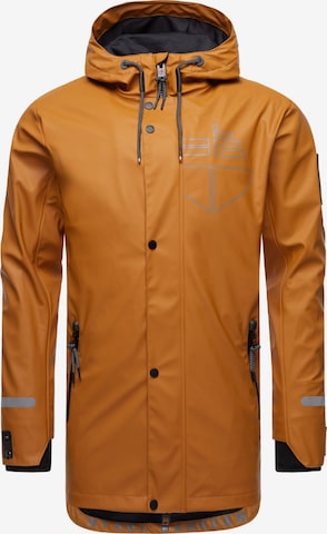 STONE HARBOUR Weatherproof jacket 'Tamio' in Brown: front