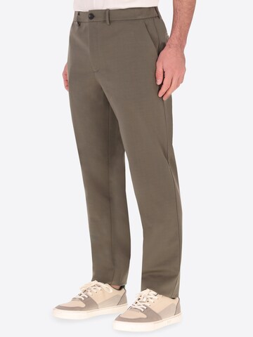 Distretto12 Regular Hose 'Milano' in Grün: Vorderseite