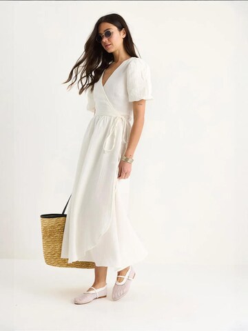 Bianco Lucci Jurk in Beige