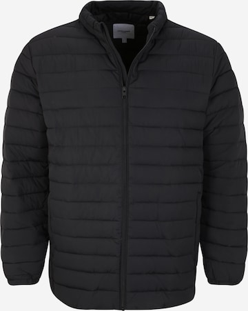 Jack & Jones Plus - Chaqueta de entretiempo en negro: frente