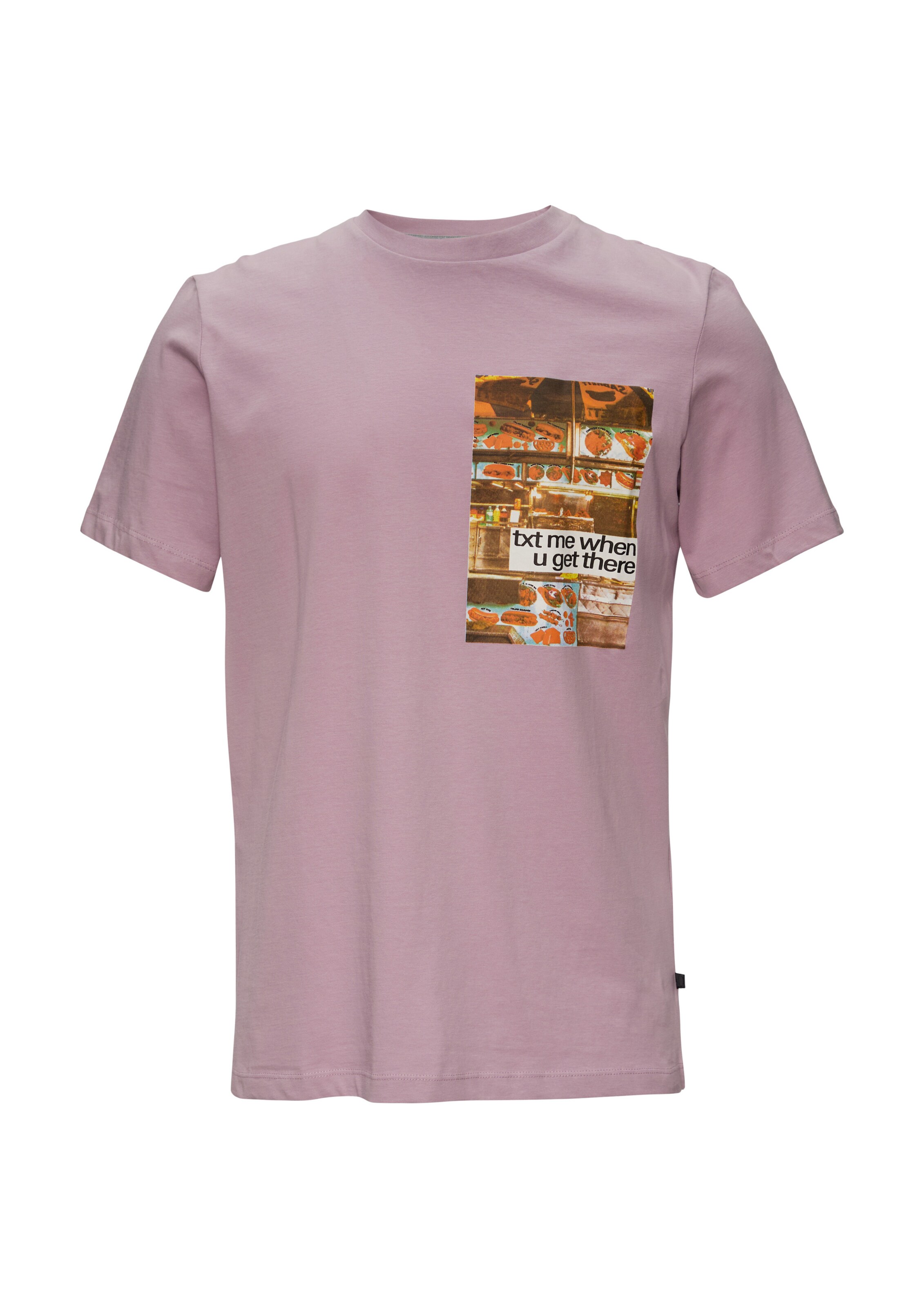 T-Shirt s.Oliver en violet : devant