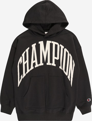 Bluză de molton de la Champion Authentic Athletic Apparel pe negru: față