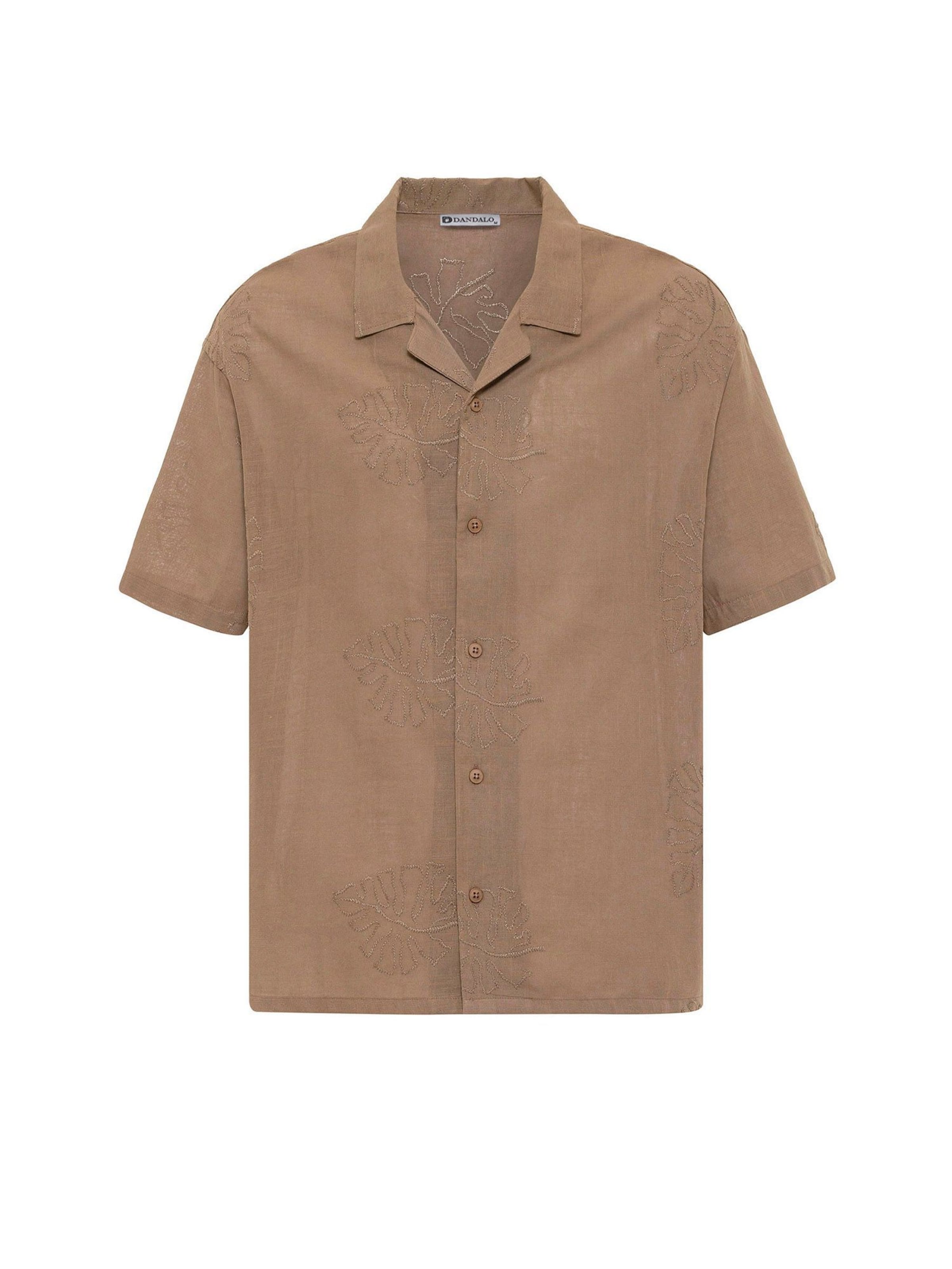 Dandalo Comfort fit Srajca | rjava barva: sprednja stran