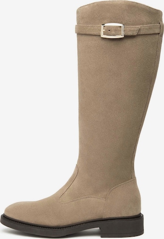 Bottes Nero Giardini en gris : devant