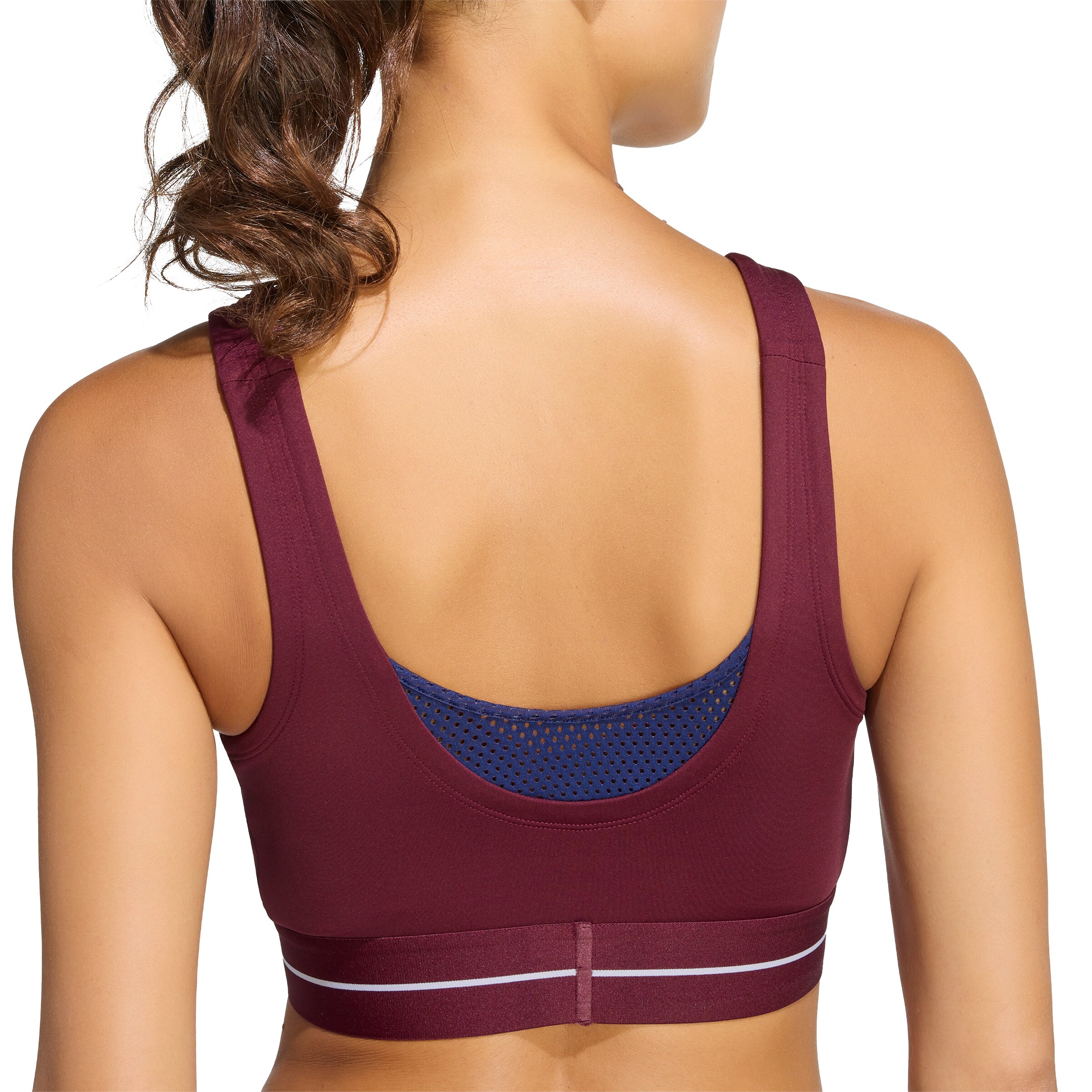 ADIDAS PERFORMANCE Bustier Sport-BH 'Hyperglam' in Rot