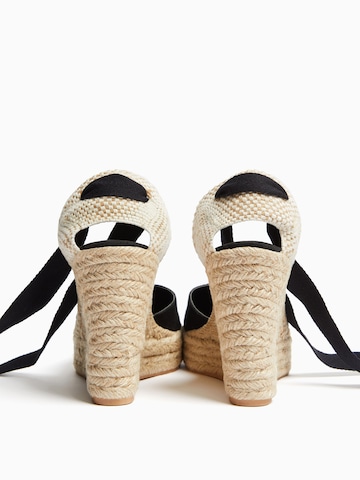 Bershka Sandals in Black