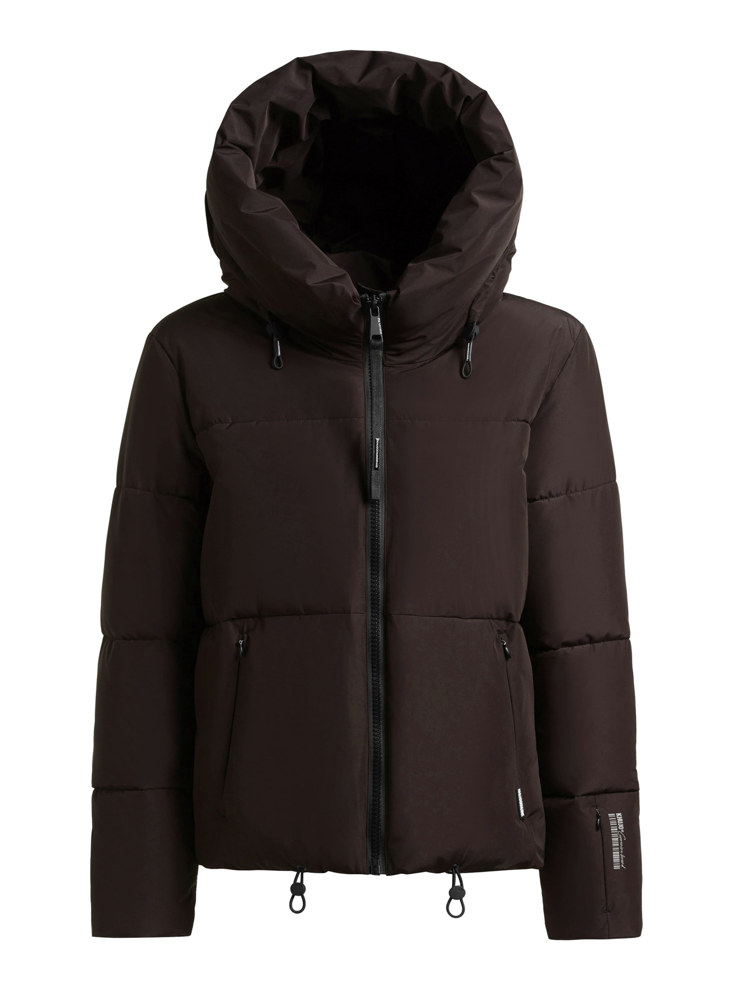 Veste d’hiver 'Audrey2 Matt' khujo en marron : devant